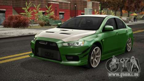 Mitsubishi Lancer Evolution X Ebaq pour GTA 4
