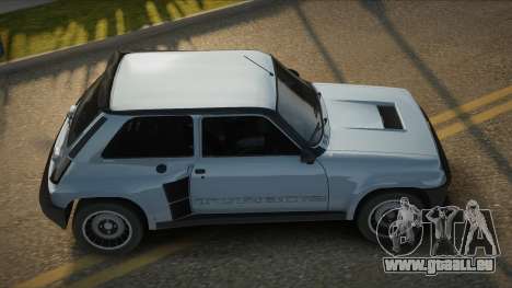 Renault 5 Turbo RogX für GTA San Andreas