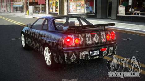 Nissan Skyline R34 Ganleen S6 für GTA 4