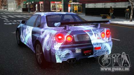 Nissan Skyline R34 Conia S3 pour GTA 4