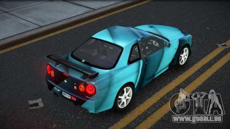 Nissan Skyline R34 Ganleen S3 für GTA 4