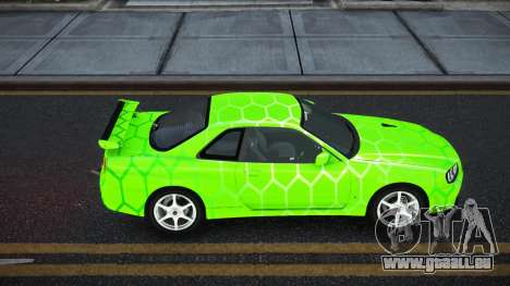 Nissan Skyline R34 Ganleen S8 für GTA 4