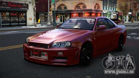 Nissan Skyline R34 Nuhxufi pour GTA 4
