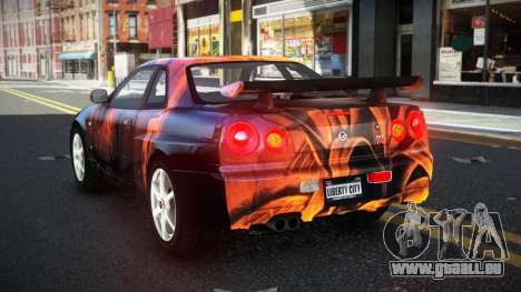 Nissan Skyline R34 Ganleen S14 für GTA 4