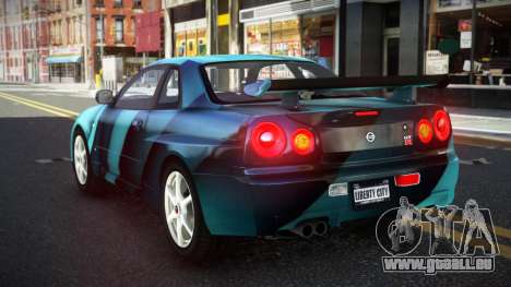 Nissan Skyline R34 Ganleen S3 für GTA 4