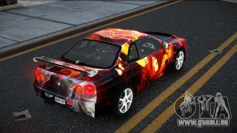 Nissan Skyline R34 Ganleen S9 für GTA 4