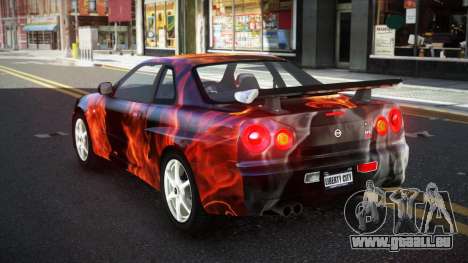 Nissan Skyline R34 Ganleen S9 für GTA 4