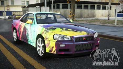 Nissan Skyline R34 Ganleen S7 für GTA 4