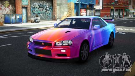 Nissan Skyline R34 Conia S8 für GTA 4