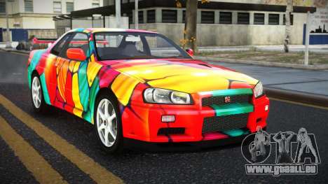 Nissan Skyline R34 Ganleen S11 für GTA 4