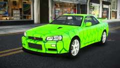 Nissan Skyline R34 Ganleen S8 pour GTA 4