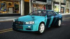 Nissan Skyline R34 Ganleen S3 pour GTA 4