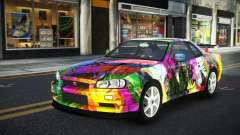 Nissan Skyline R34 Ganleen S4 pour GTA 4