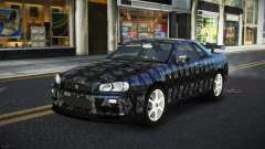 Nissan Skyline R34 Ganleen S6 für GTA 4