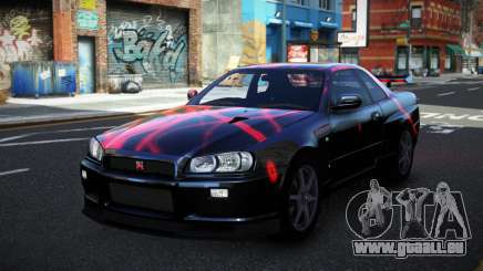 Nissan Skyline R34 Conia S12 pour GTA 4