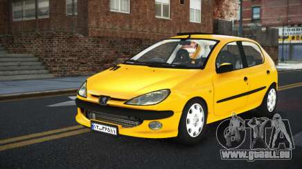 Peugeot 206 Jiwrod pour GTA 4