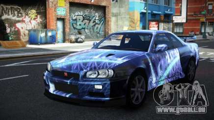Nissan Skyline R34 Conia S3 pour GTA 4