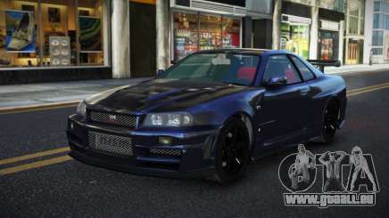 Nissan Skyline R34 Daklemire für GTA 4