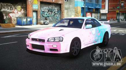 Nissan Skyline R34 Conia S4 pour GTA 4