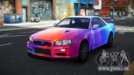 Nissan Skyline R34 Conia S8 pour GTA 4