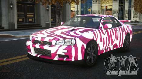 Nissan Skyline R34 Gaselly S4 pour GTA 4