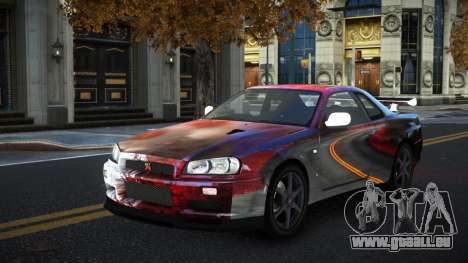 Nissan Skyline R34 Gaselly S10 für GTA 4