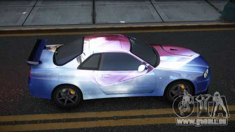 Nissan Skyline R34 Gaselly S6 pour GTA 4