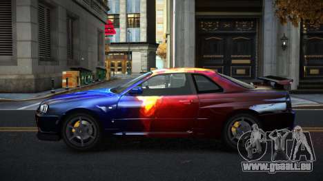 Nissan Skyline R34 Gaselly S7 pour GTA 4