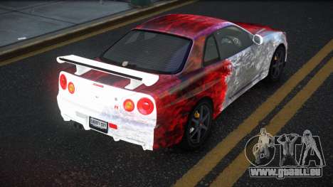 Nissan Skyline R34 Gaselly S10 für GTA 4