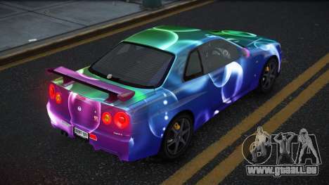 Nissan Skyline R34 Gaselly S2 pour GTA 4