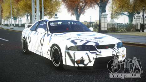 Nissan Skyline R33 Hacoley S9 pour GTA 4