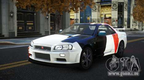 Nissan Skyline R34 Gaselly S9 pour GTA 4