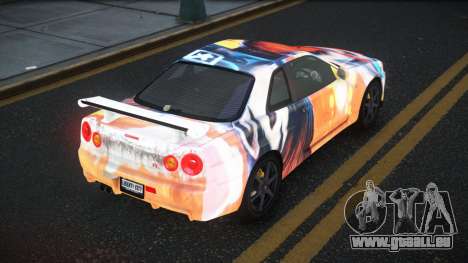 Nissan Skyline R34 Gaselly S5 pour GTA 4