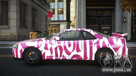 Nissan Skyline R34 Gaselly S4 pour GTA 4