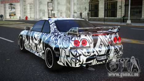 Nissan Skyline R33 Hacoley S13 pour GTA 4