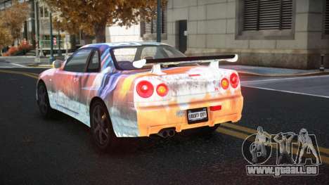 Nissan Skyline R34 Gaselly S5 pour GTA 4