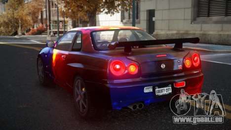 Nissan Skyline R34 Gaselly S7 pour GTA 4