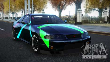 Nissan Skyline R33 Hacoley S14 pour GTA 4