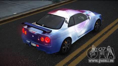 Nissan Skyline R34 Gaselly S6 pour GTA 4