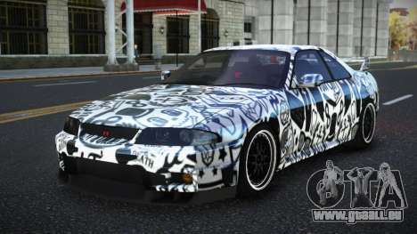 Nissan Skyline R33 Hacoley S13 pour GTA 4
