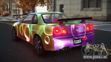 Nissan Skyline R34 Gaselly S2 pour GTA 4