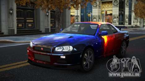 Nissan Skyline R34 Gaselly S7 pour GTA 4
