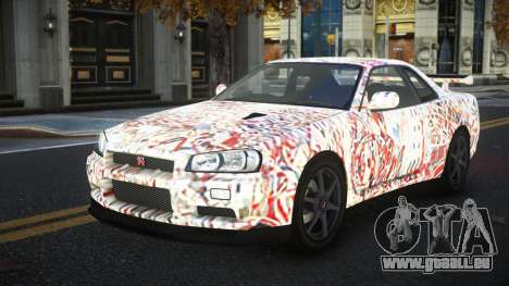 Nissan Skyline R34 Gaselly S1 pour GTA 4
