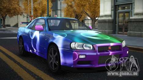 Nissan Skyline R34 Gaselly S2 pour GTA 4