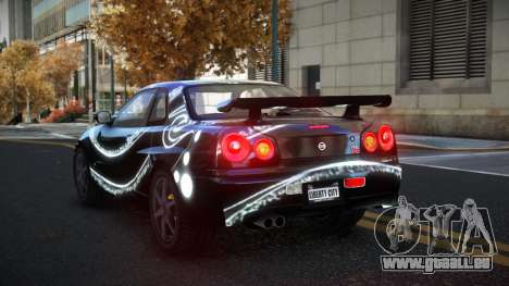 Nissan Skyline R34 Gaselly S11 für GTA 4