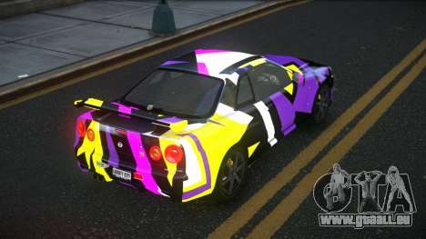 Nissan Skyline R34 Gaselly S3 pour GTA 4
