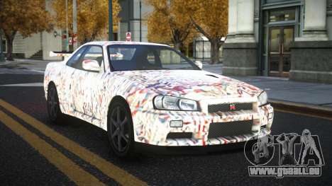 Nissan Skyline R34 Gaselly S1 pour GTA 4