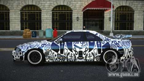 Nissan Skyline R33 Hacoley S13 pour GTA 4