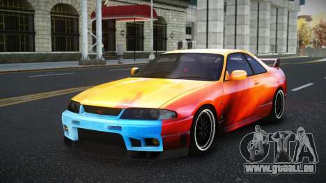 Nissan Skyline R33 Hacoley S11 pour GTA 4