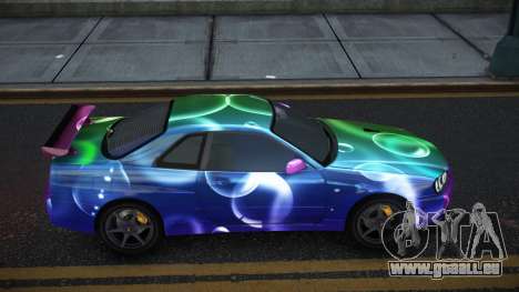 Nissan Skyline R34 Gaselly S2 pour GTA 4